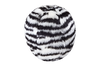 Fluff & Tuff Zebra Ball Large Squeakerless