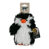 Tall Tails Real Feel Fluffy Penguin with Squeaker Dog Toy