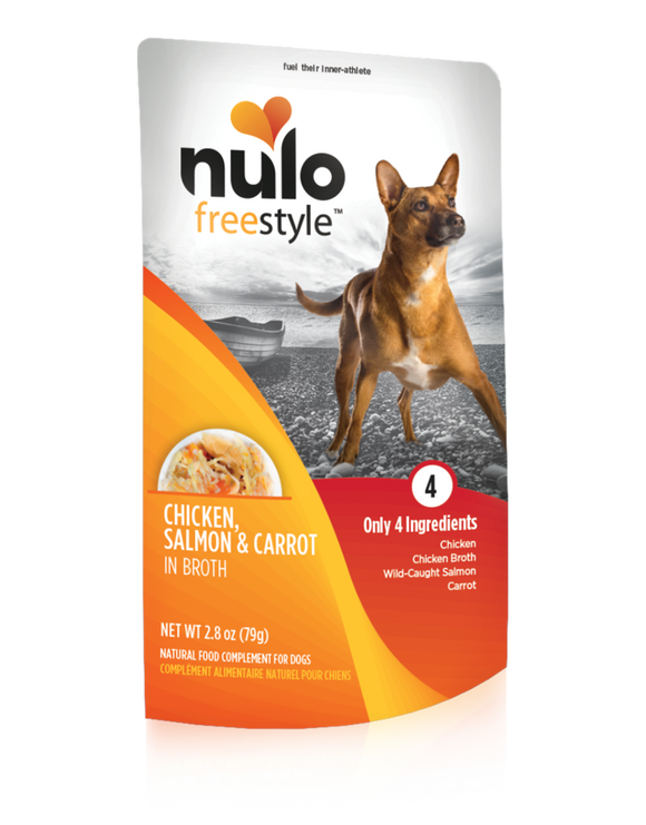 Nulo FreeStyle Chicken, Salmon & Carrot in Broth Recipe for Dogs