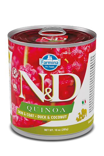 Farmina N&D Quinoa Dog Skin & Coat Duck & Coconut Wet Dog Food