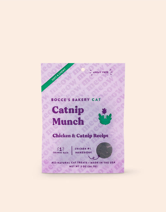 Bocce's Bakery Catnip Munch Soft & Chewy Treats