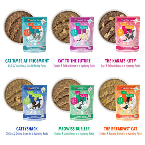 Weruva Cats in the Kitchen Paté  The Brat Pack Variety Pack Wet Cat Food