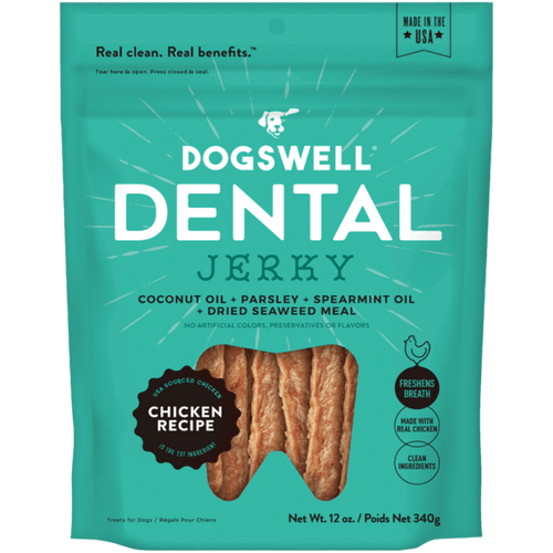 DOGSWELL® Dental Jerky Treats, Chicken Recipe