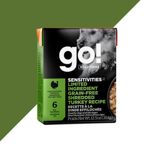 GO! SENSITIVITIES Limited Ingredient Grain-Free Shredded Turkey Recipe