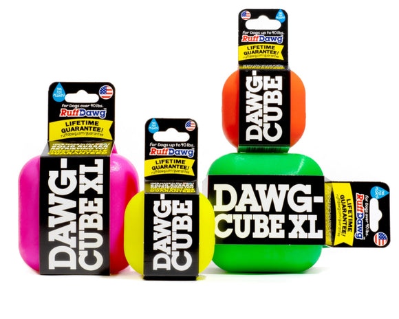 Ruff Dawg Dawg-Cube Rubber Retrieving Toy