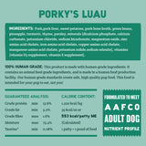 A Pup Above Porky's Luau Dog Food