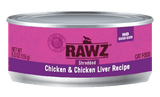 RAWZ® Shredded Chicken & Chicken Liver Cat Food Recipe