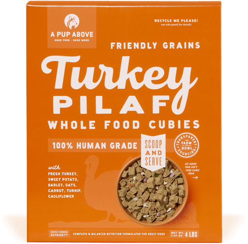 A Pup Above Turkey Pilaf Whole Food Cubies
