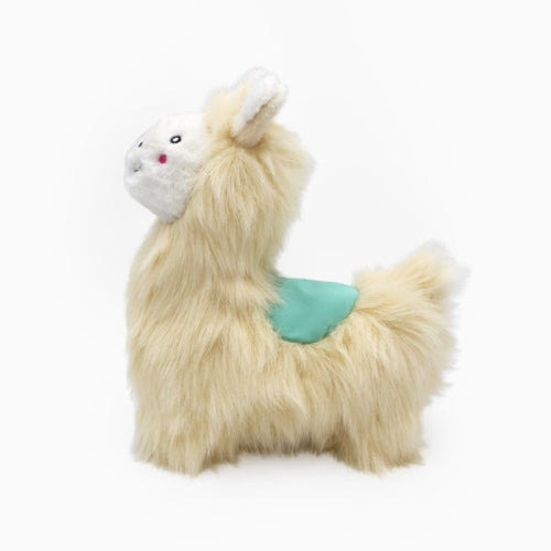 ZippyPaws Wooliez Larry the Llama Dog Toy (12 x 10 x 5 in)