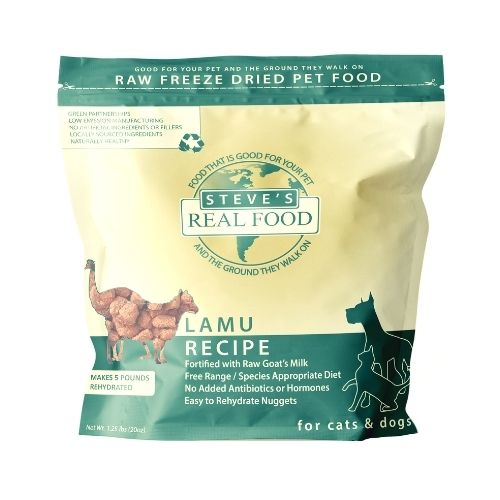 Steve's Real Food Freeze-Dried Dog Food Lamu (Lamb + Emu) Diet