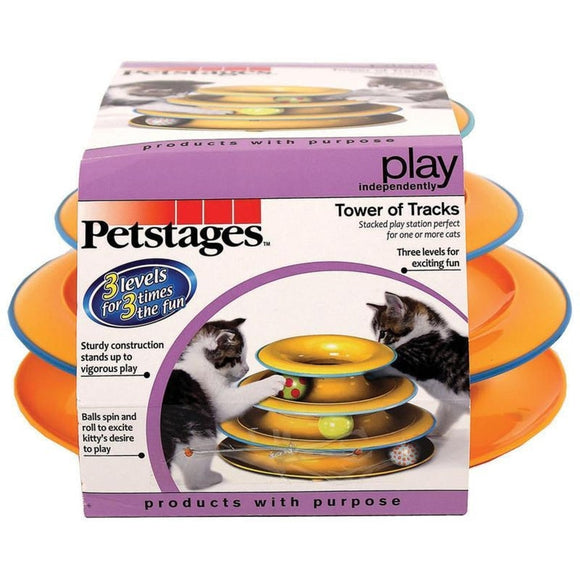 PETSTAGES TOWER OF TRACKS